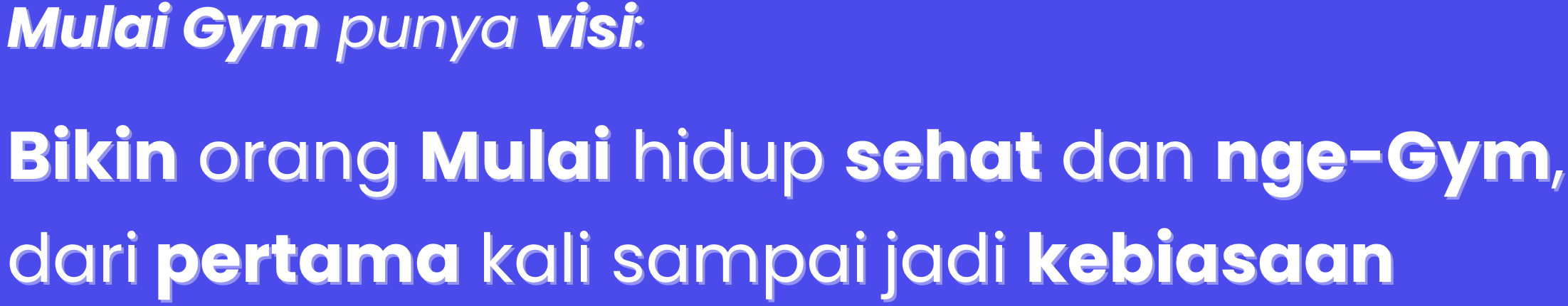 Visi Mulai Gym